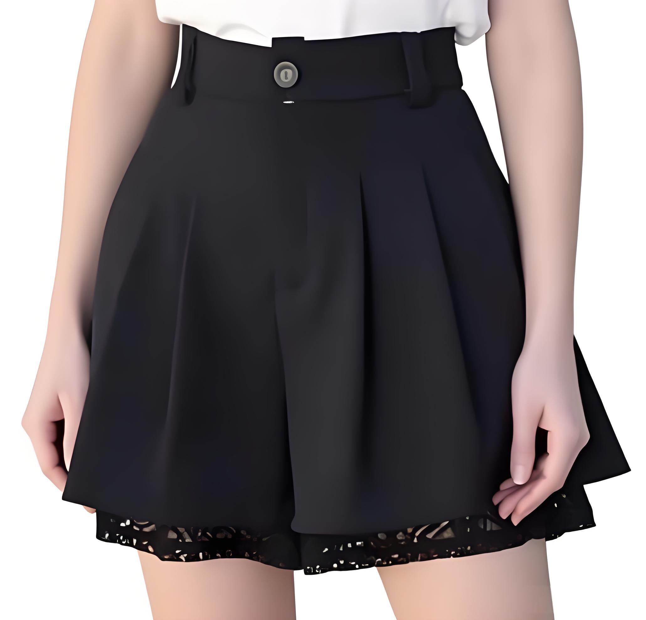 Women'S Formal Wear Pants - Women High Waist Tailored Trousers Culottes