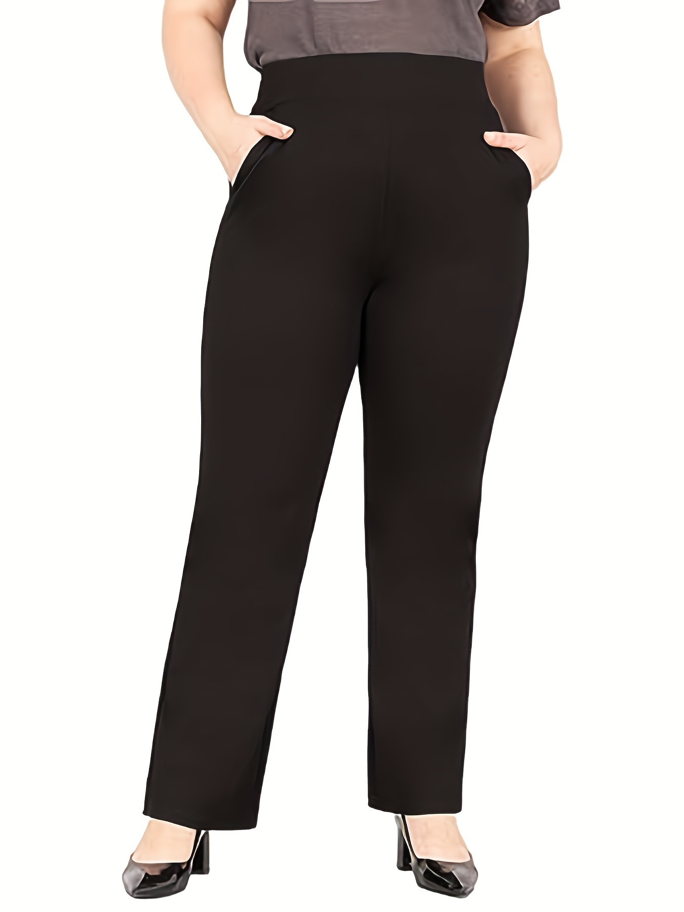 Women'S Formal Wear Pants - Summer new women's plus size knitted