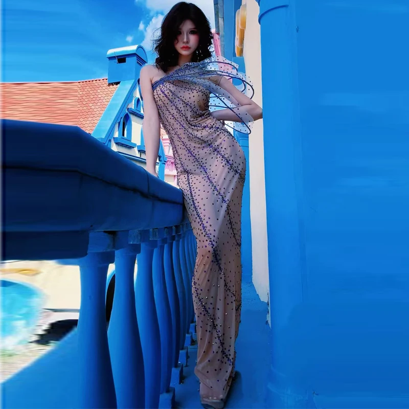 Luxurious Rhinestones Long Dre - đánh giá và giá Women Formal Wear Photoshoot