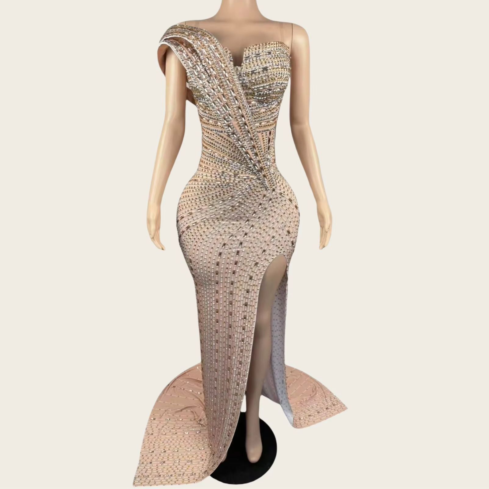 Xiangbin Sparkly Crystals Form - đánh giá và giá Women Formal Wear Photoshoot