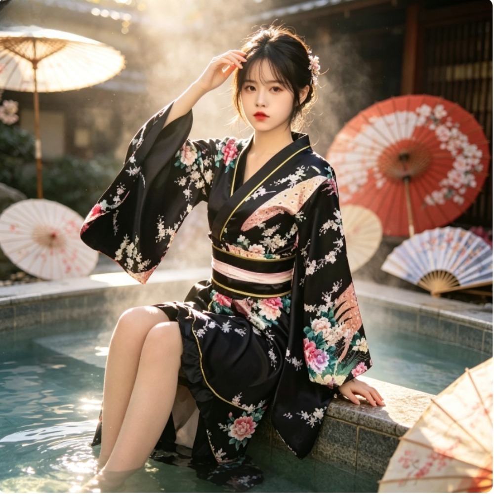 Women Red Formal Kimono Yukata - đánh giá và giá Women Formal Wear Photoshoot