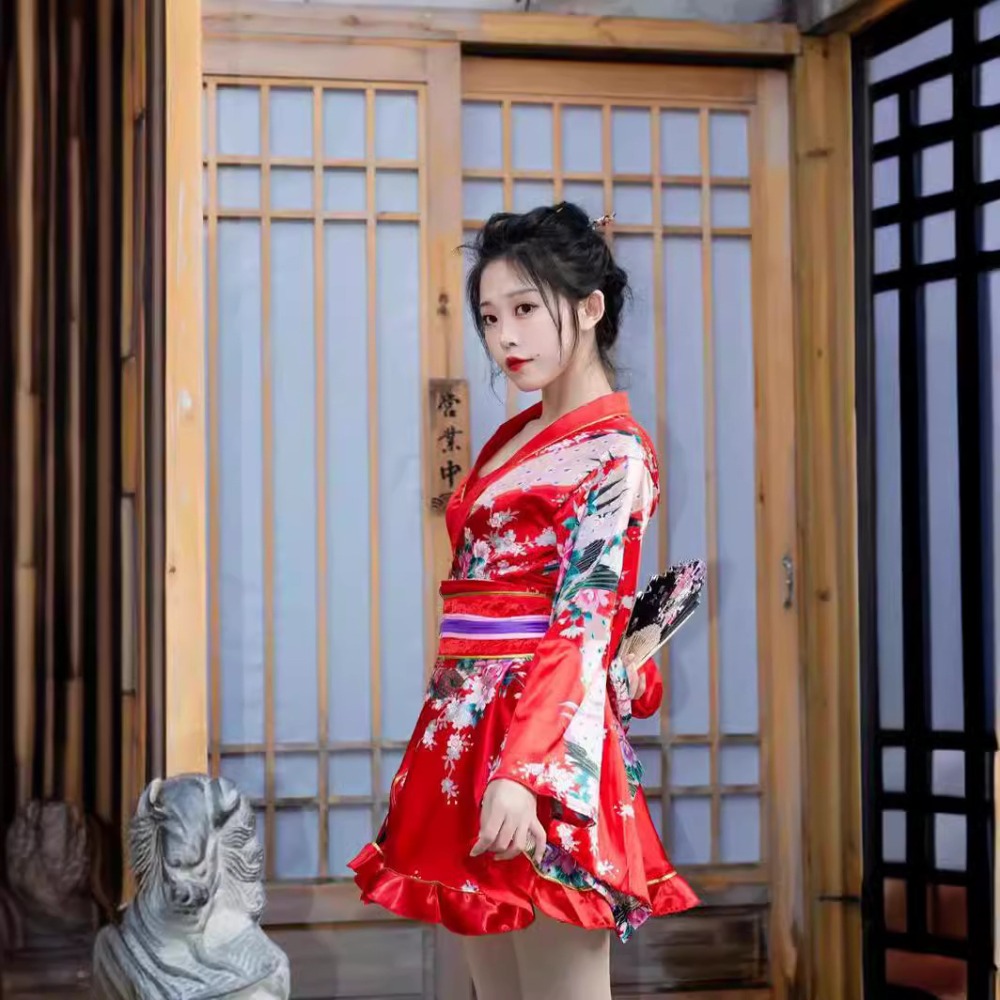 Women Red Formal Kimono Yukata - đánh giá và giá Women Formal Wear Photoshoot