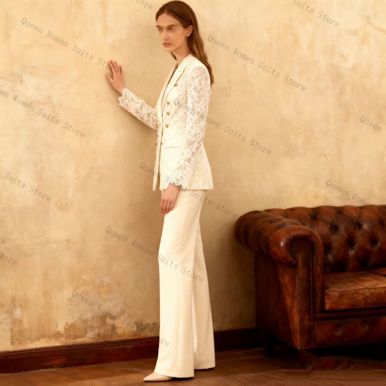 White Lace Women Suit Pants Se - đánh giá và giá Women'S Formal Jackets To Wear With Dresses