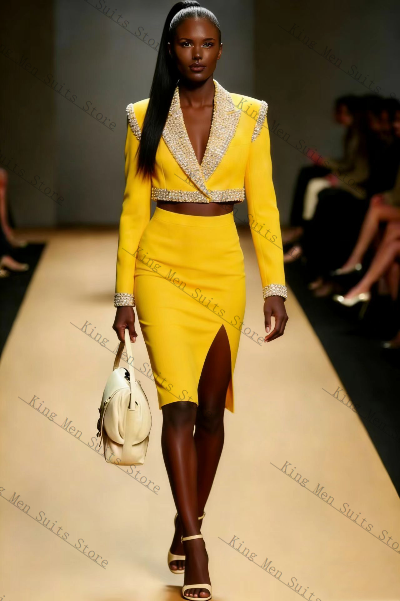 Yellow Crystals Women Suit Ski - đánh giá và giá Women'S Formal Jackets To Wear With Dresses