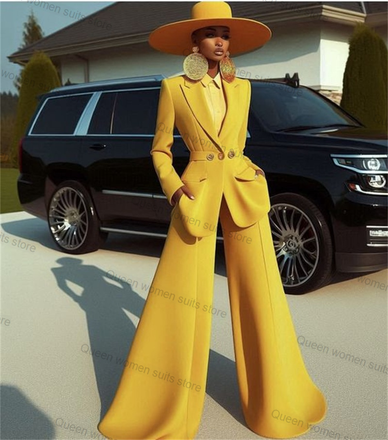 Yellow Cotton Women Suit Set 2 - đánh giá và giá Women'S Formal Jackets To Wear With Dresses