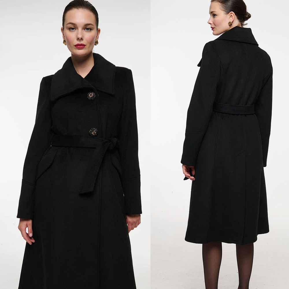 Vintage Black Stand Collar Wom - đánh giá và giá Women Formal Wear For Plus Size