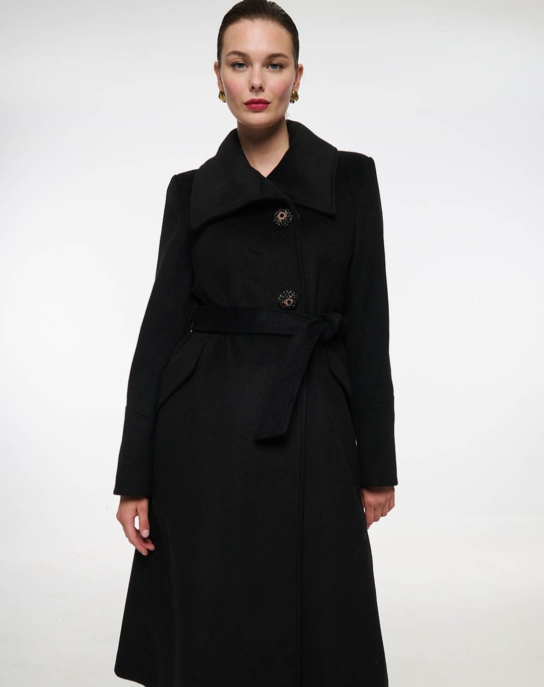 Vintage Black Stand Collar Wom - đánh giá và giá Women Formal Wear For Plus Size