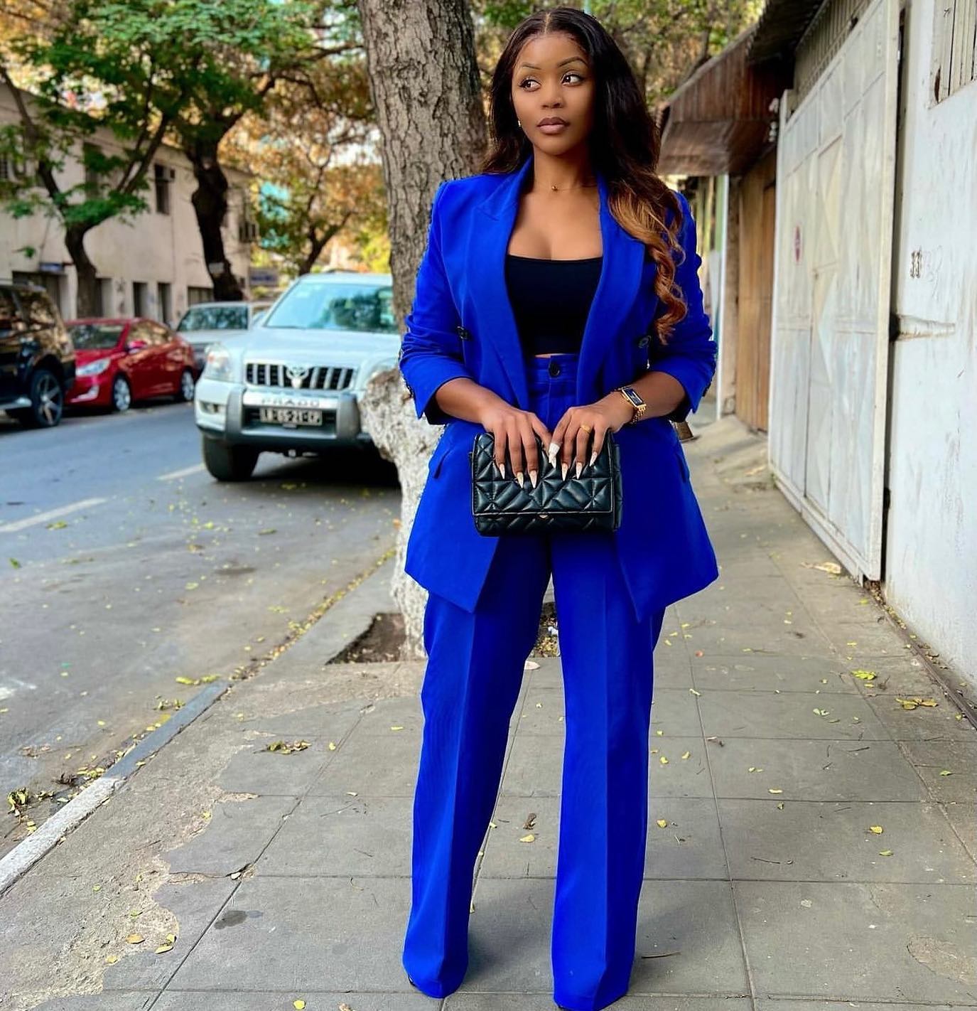 Royal Blue Women Pants Suits 2 - đánh giá và giá Women Formal Wear For Plus Size