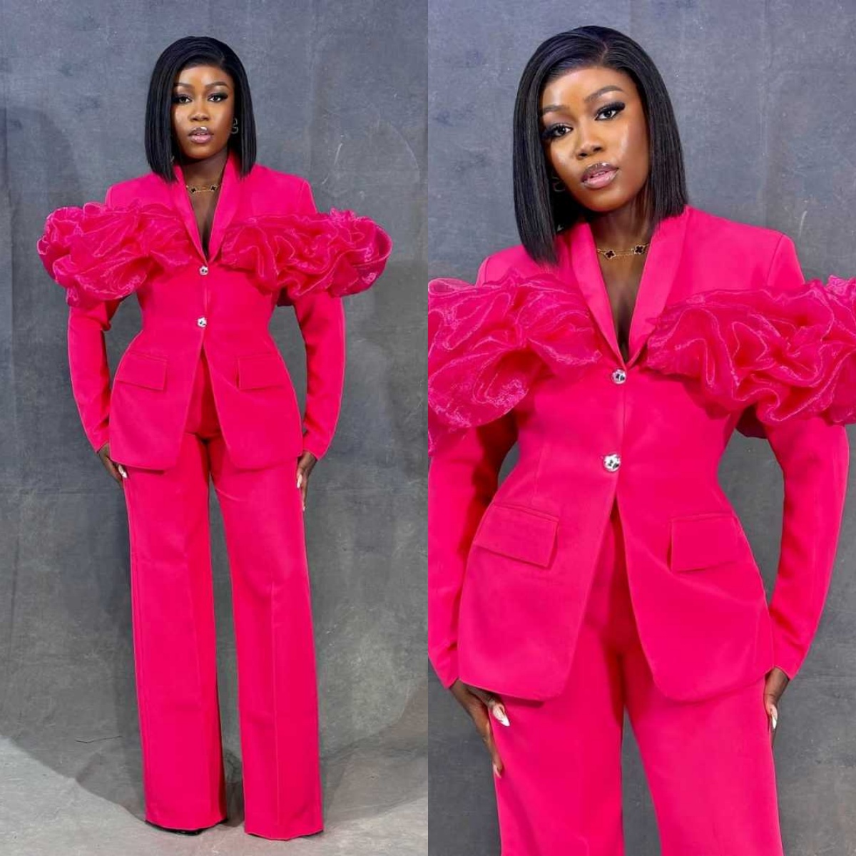 Customized Hot Pink Women Pant - đánh giá và giá Women'S Formal Jackets To Wear With Dresses